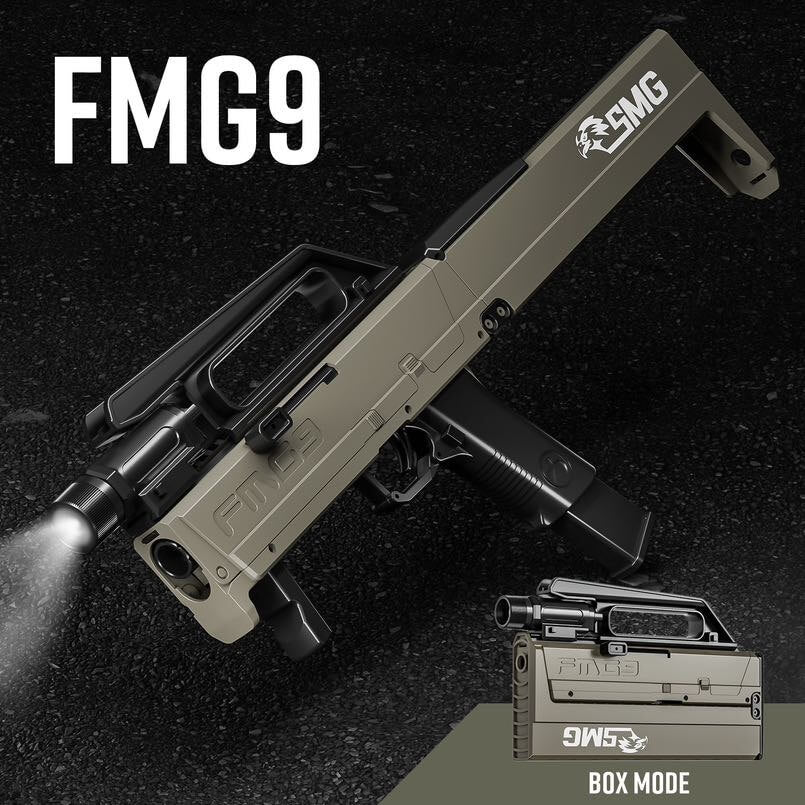 Fmg-9 Folding Gel Blaster Submachine Gun