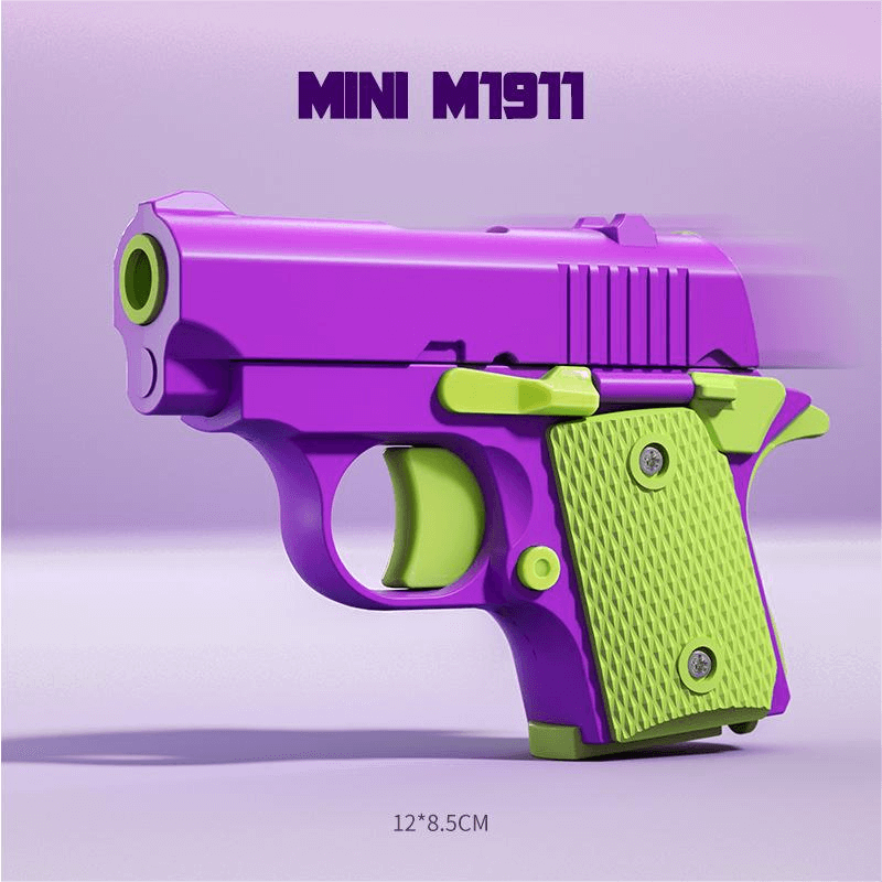 3D Printed Baby Mini M1911 Gravity Cub Jumping Small Fidgets