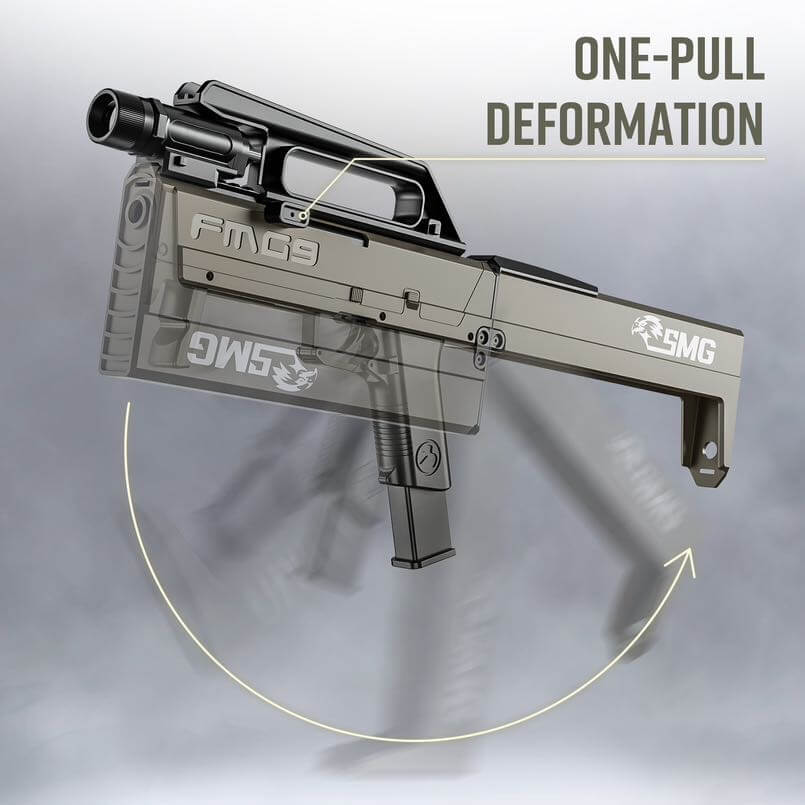 Fmg-9 Folding Gel Blaster Submachine Gun