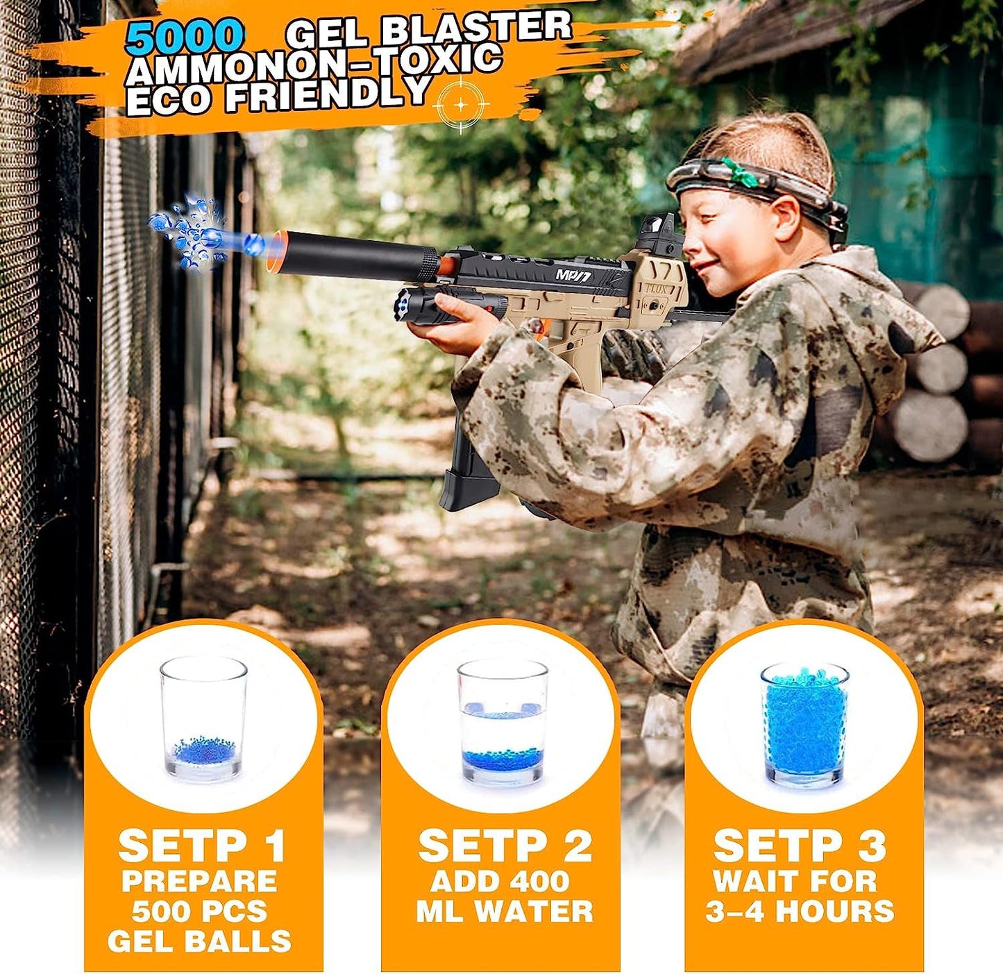 Mp17 Electric Gel Blaster Pistol