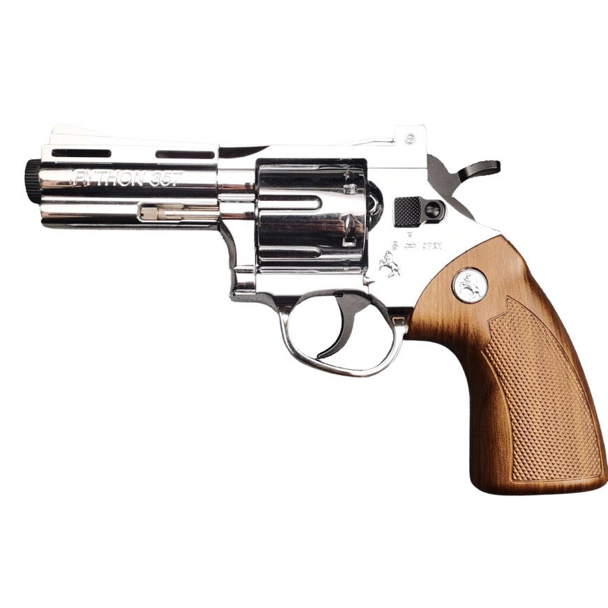 Zp5 Metal Revolver Soft Bullet Gel Blaster Sliver