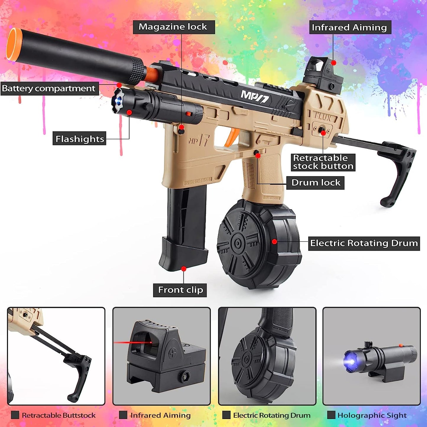 Mp17 Electric Gel Blaster Pistol