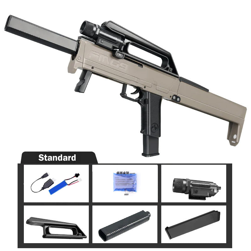 Fmg-9 Folding Gel Blaster Submachine Gun Sand / 7.4V
