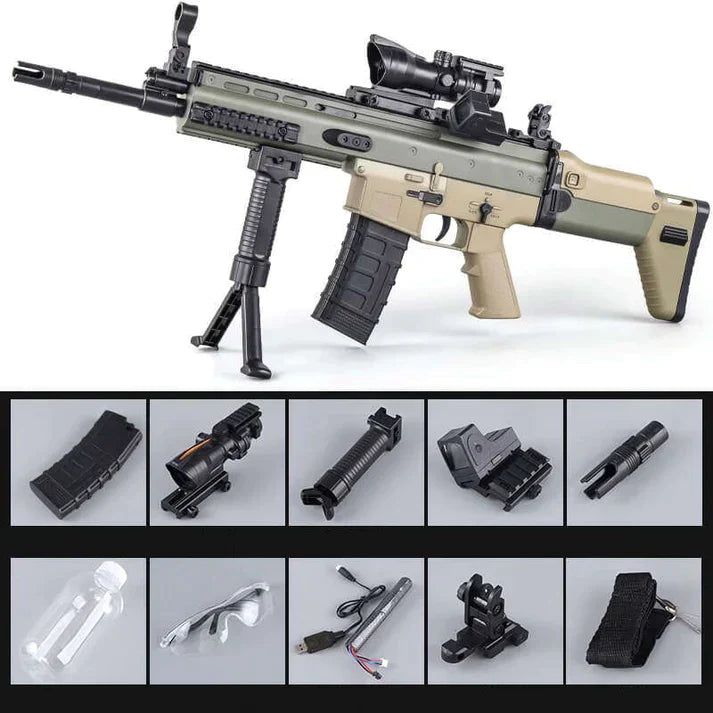 Jm Scar V2 Gel Blaster Tan Rifle