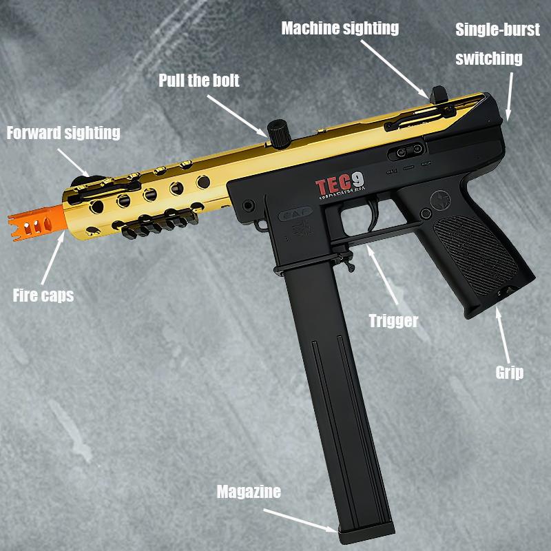 TB04 Nylon TEC9 Submachine Gun Electric Gel Blaster