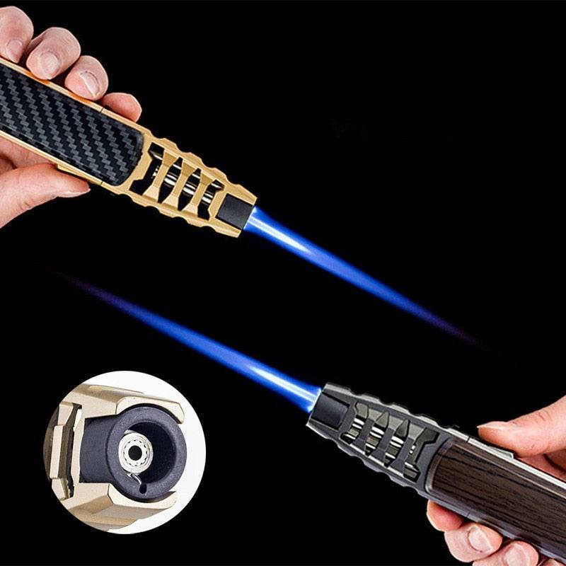 2023 Kitchen Outdoor BBQ Metal Windproof Cigar Big Jet Flames Lighter - TOP BOOST TOYS