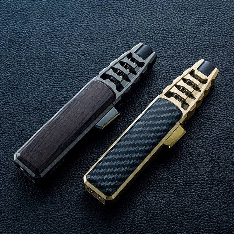 2023 Kitchen Outdoor BBQ Metal Windproof Cigar Big Jet Flames Lighter - TOP BOOST TOYS