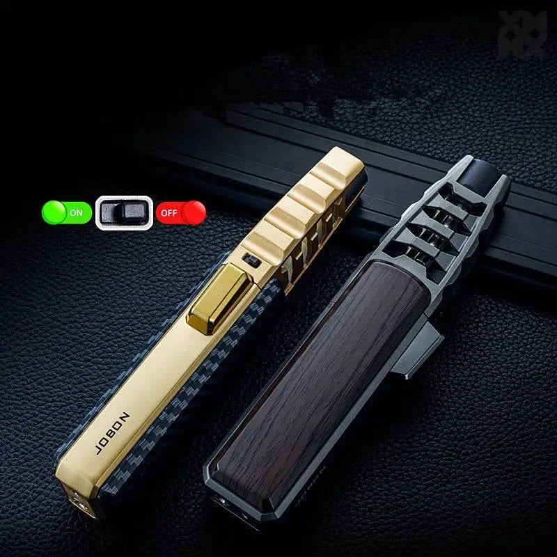 2023 Kitchen Outdoor BBQ Metal Windproof Cigar Big Jet Flames Lighter - TOP BOOST TOYS