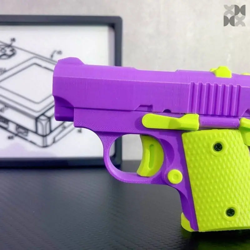 3D Printing Baby M1911 Gravity Cub Jumping Small Knife Fidgets - TOP BOOST TOYS