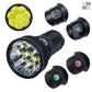 45000LM LED Flashlight USB-C Rechargeable LED Strong Lamp Multitool - 手电筒