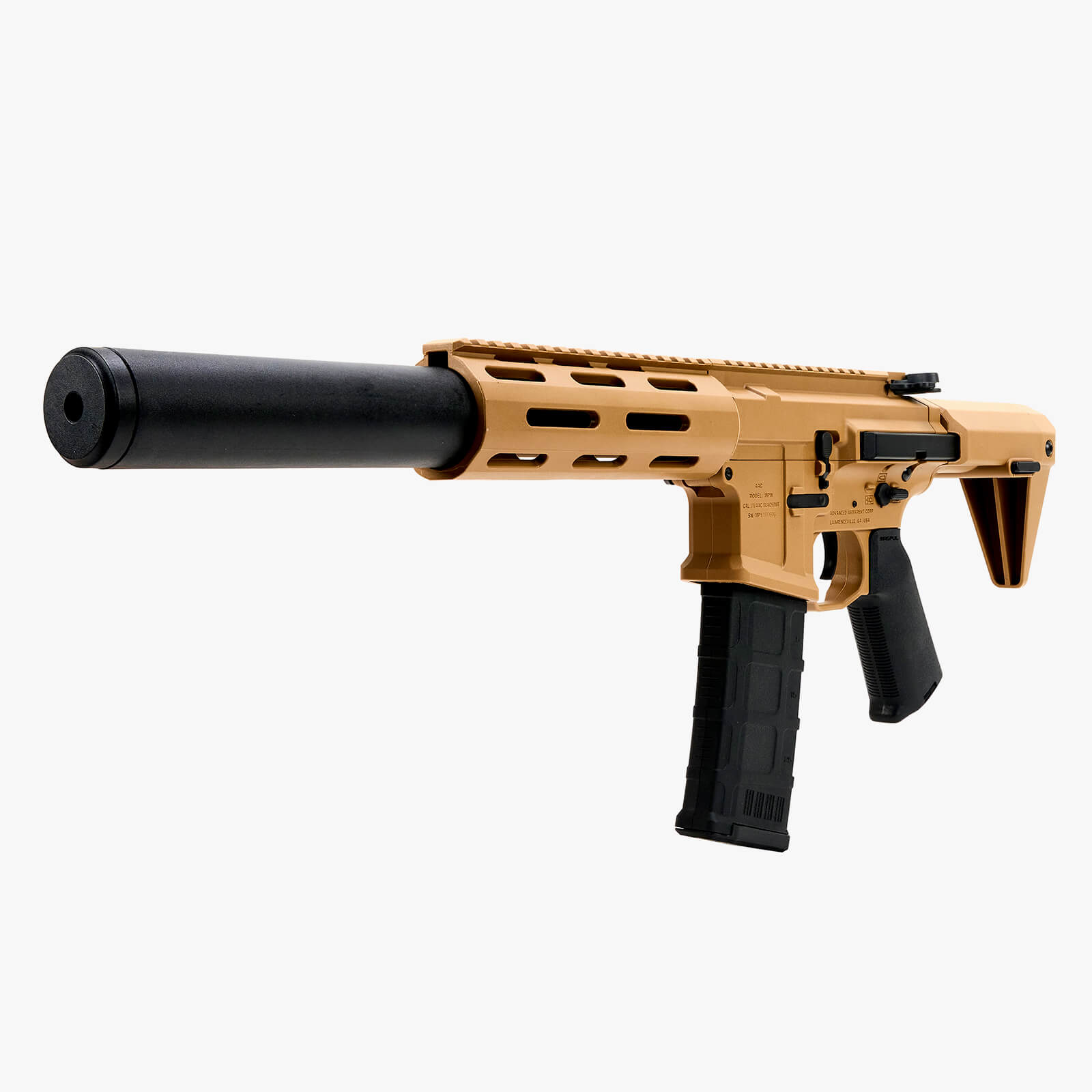 Aac M4 Honey Badger Gel Bbaster Rifle