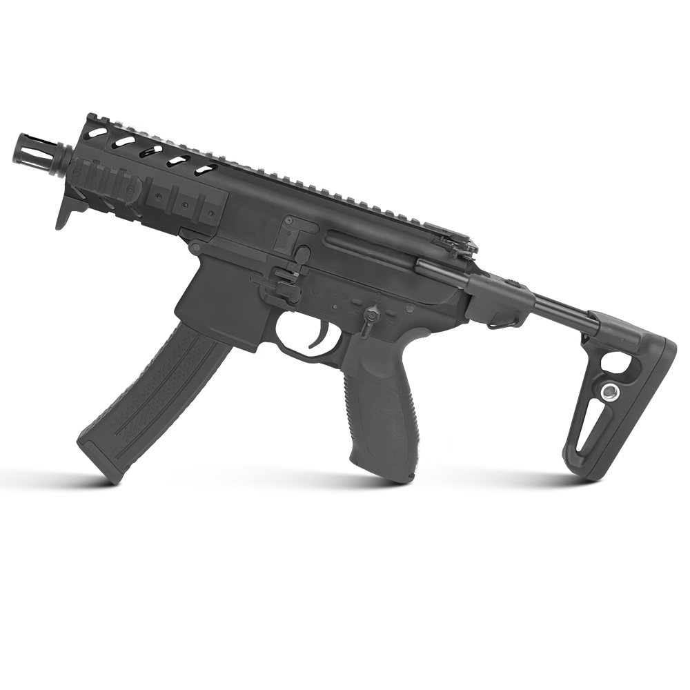 Sig Mpx Gel Blaster Black + Blue Rifle