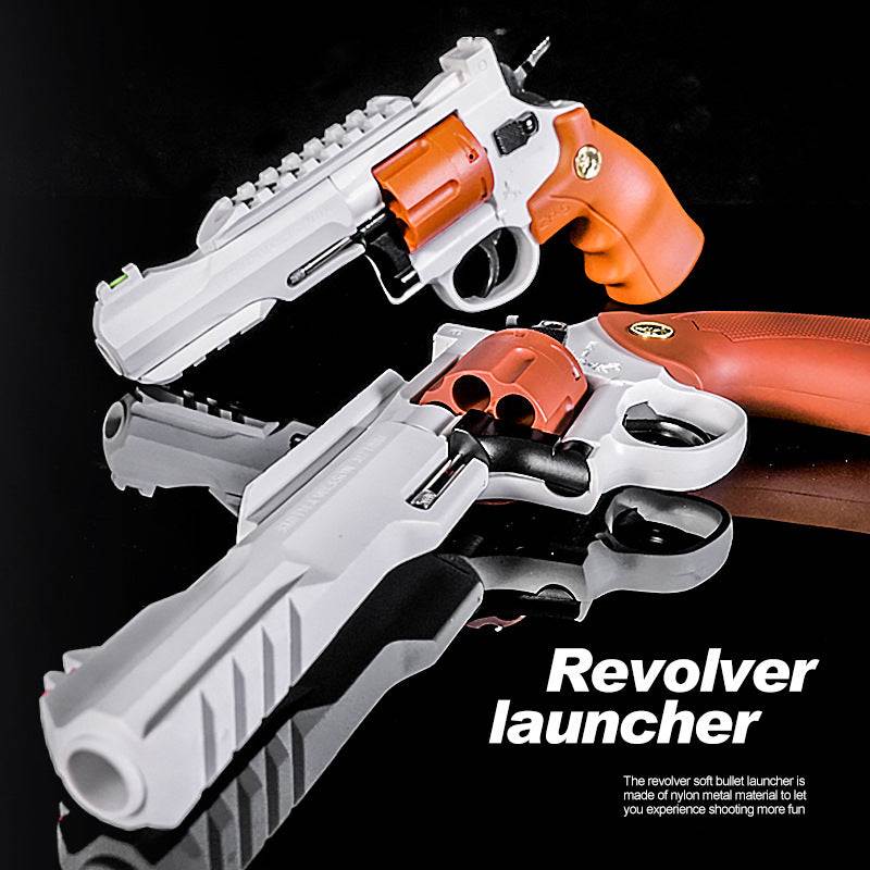 New Revolver Zp5 357 Soft Bullet Launcher