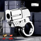 Alloy Mini Ring Pistol Toy Nerf Blaster EDC - Sliver / 3 Metal shells + 20 bullets