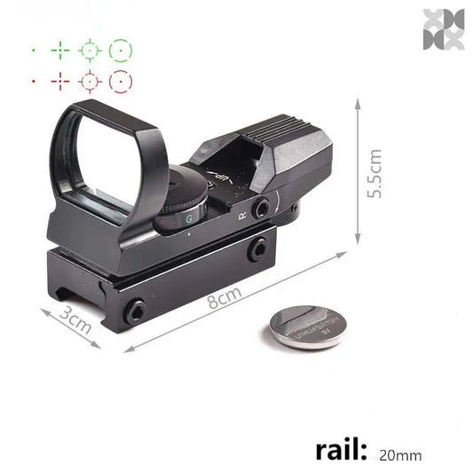 Aluminum Red Green Dot Sight Scope