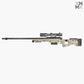 Awm Gel Blaster Sniper Rifle Awm-Sandy
