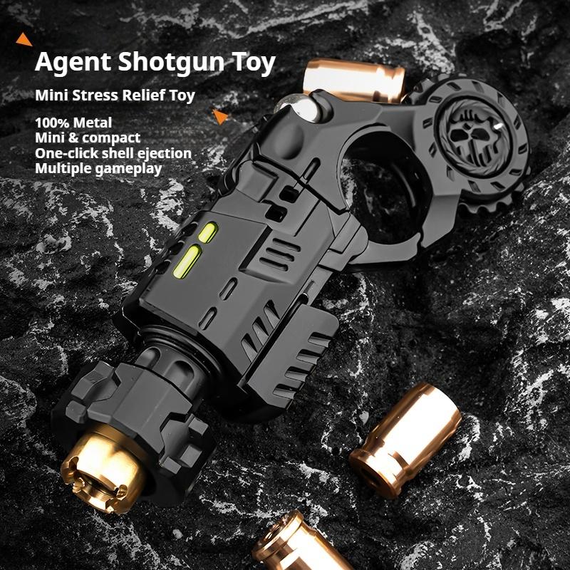 TB02 Mini Metal Shotgun Stress Relief Toy Fidget Toys For ADHD