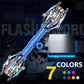 Double-head Rotatable Flash Lightsaber Telescopic Sword