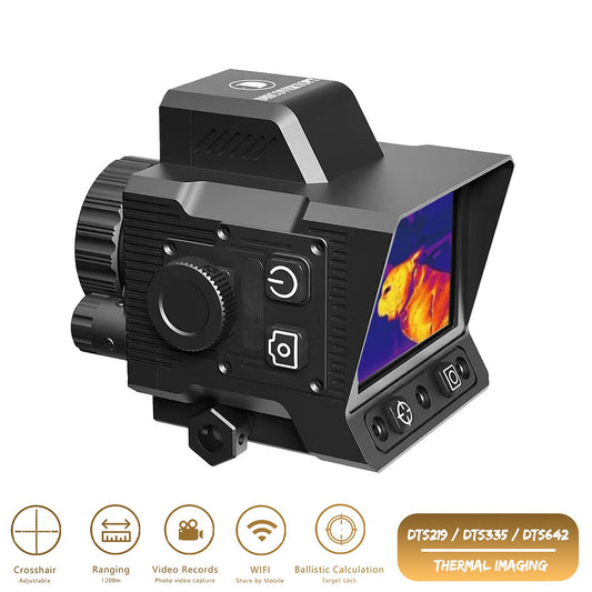 DTS642 Monocular Tactical Reticle Thermal Imaging 4 Pseudo-Color Clip-on Thermal