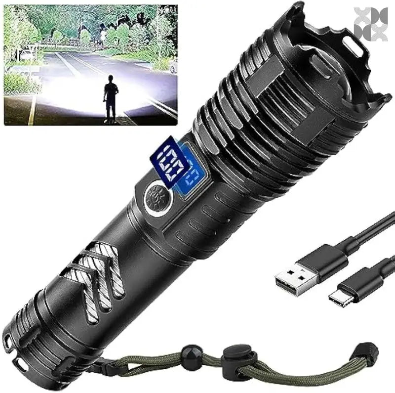 Flashlights High Lumens LED Rechargeable, 25,000 Lumen - TOP BOOST TOYS