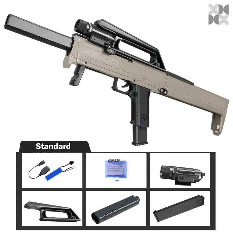 Fmg-9 Folding Gel Blaster Submachine Gun Sand / 7.4V