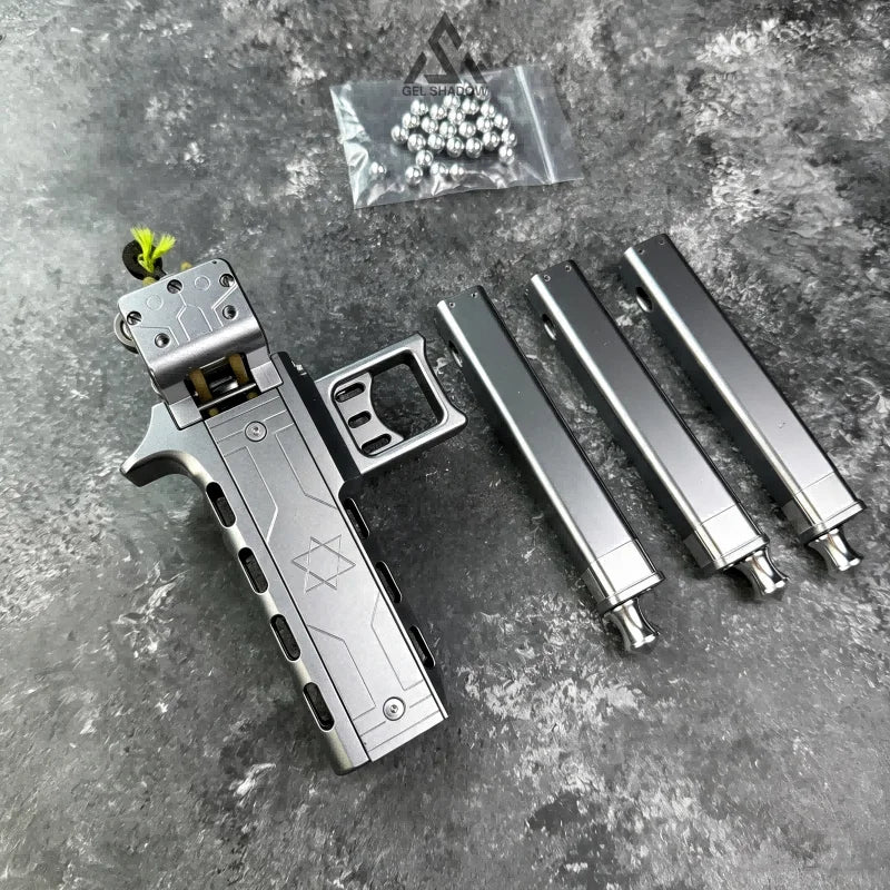 GS272 V5 Semi-auto Reloading Slingshot Double Magazine 22 Shots Steel balls