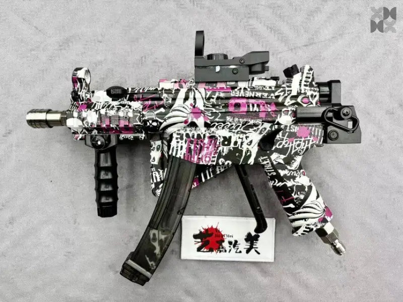 High Pressure Mp5K Car Washing Gun - Purple graffiti