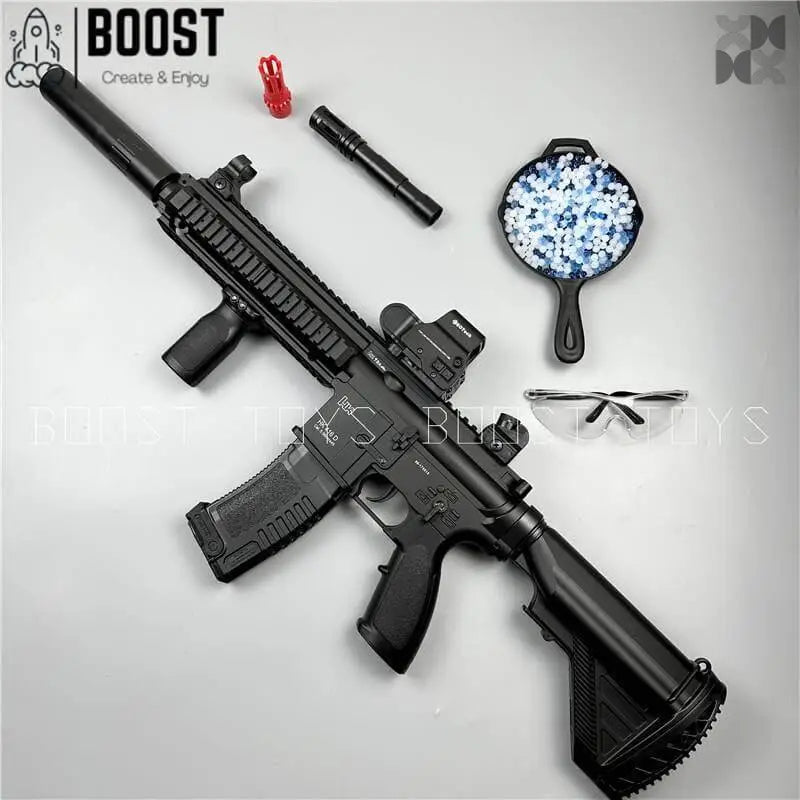 HK416D Gel Ball Blaster M416 Launchers with Free Stickers Adult type - BOOST TOYS