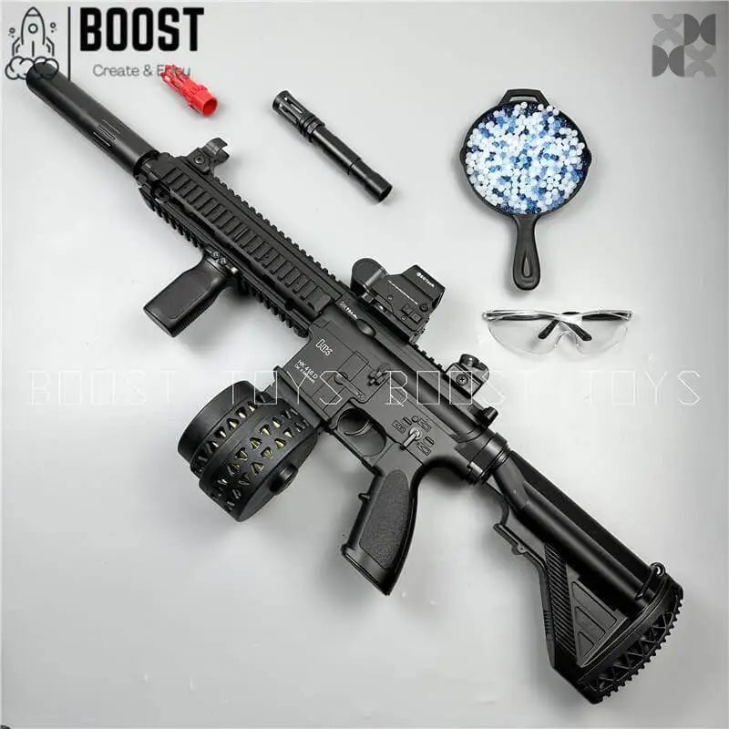 HK416D Gel Ball Blaster M416 Launchers with Free Stickers Adult type - BOOST TOYS