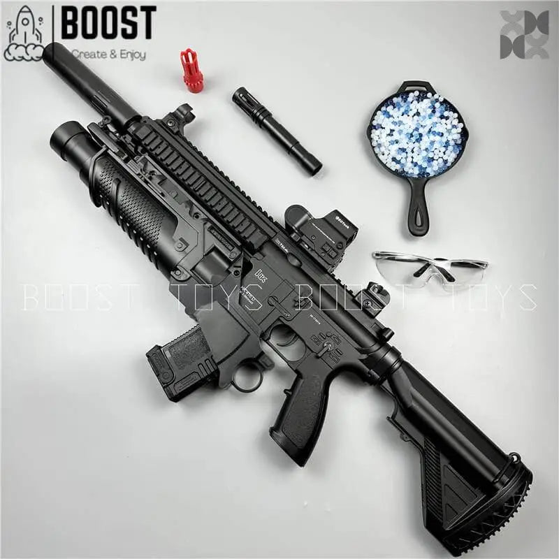 HK416D Gel Ball Blaster M416 Launchers with Free Stickers Adult type - BOOST TOYS