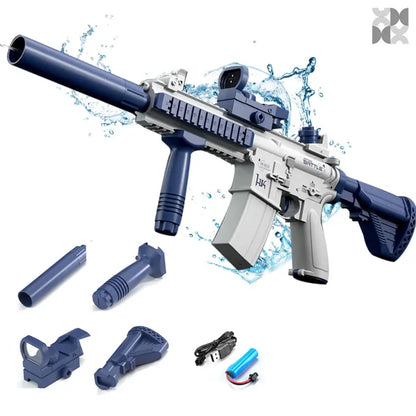 M416 Electric Automatic Water Gun Toy - Blue