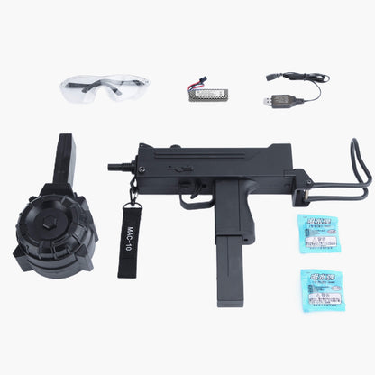 Mac 10 Gel Blaster Black / Long Mag+Drum Mag Rifle