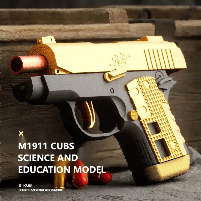 MINI M1911 Model Dart Blaster Shelss Ejection