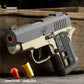 MINI M1911 Model Dart Blaster Shelss Ejection - Sand Grey / 3*shells + 10 plastic bullets
