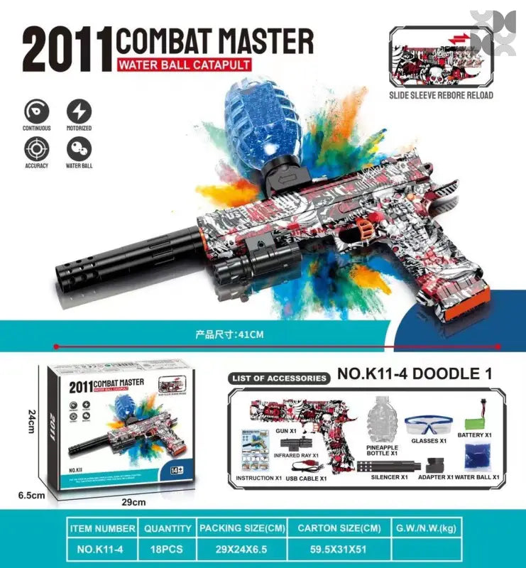 New 2011 Combat Master Gel blaster - TOP BOOST TOYS