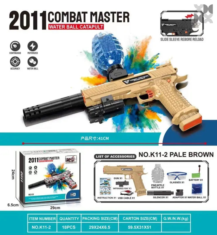 New 2011 Combat Master Gel blaster - TOP BOOST TOYS