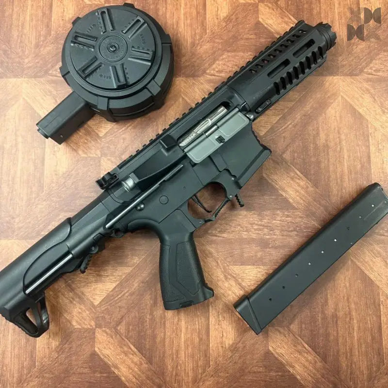 New ARP9 Gel blaster Durm Type - Black / long mag + drum mag