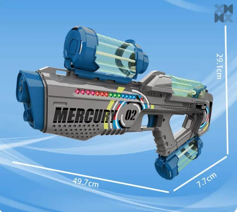 New Auto Led Space Water Gun Fast Shooting - TOP BOOST TOYS