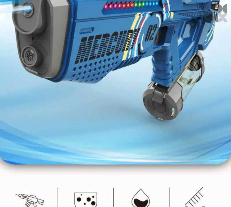 New Auto Led Space Water Gun Fast Shooting - TOP BOOST TOYS