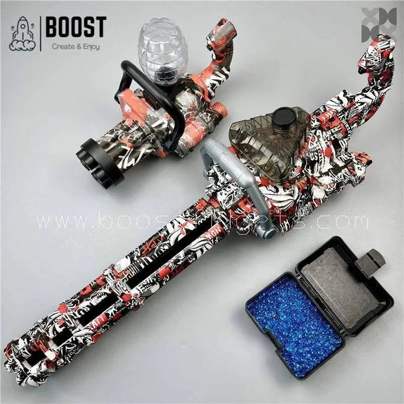 New Gatling Gel Blaster Rotary Machine Toy Gun - BOOST TOYS