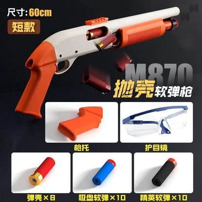 New M870 Remington Nerf Soft Bullet Toy Gun - BOOST TOYS