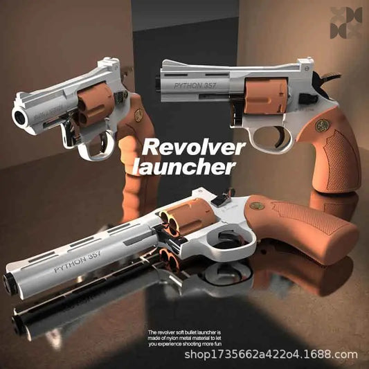 New Revolver Zp5 357 Soft Bullet Launcher