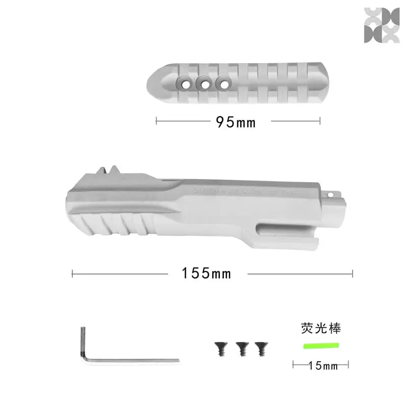 New Revolver Zp5 357 Soft Bullet Launcher