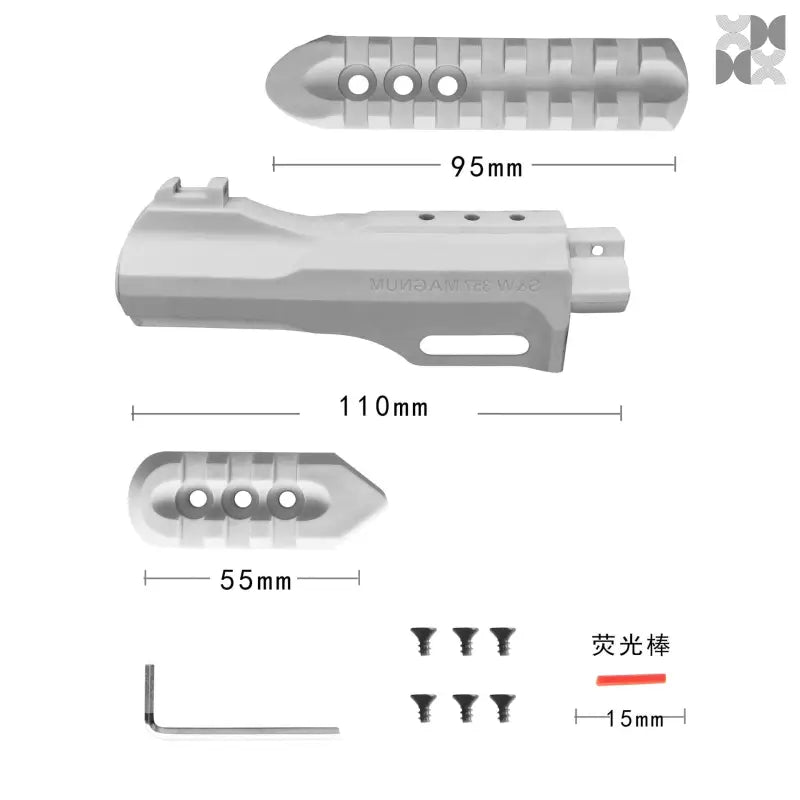 New Revolver Zp5 357 Soft Bullet Launcher