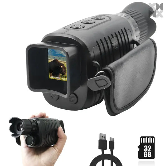 Night Vision Monocular 1080p Infrared Monocular for 100% Darkness