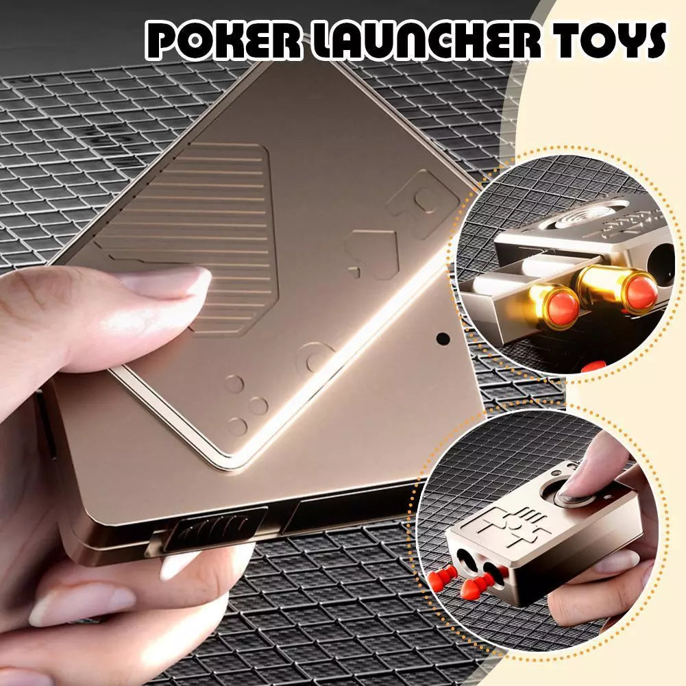 TB01 Mini Poker Launcher Toys Slider Stress Relief Toys