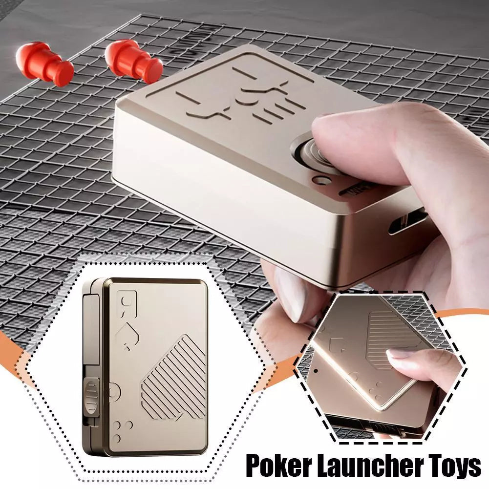 TB01 Mini Poker Launcher Toys Slider Stress Relief Toys