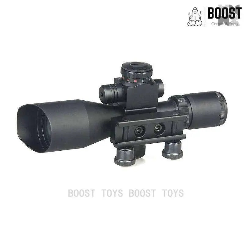 S05- 2.5-10x40ER Aluminum Scope With Red Laser - TOP BOOST TOYS