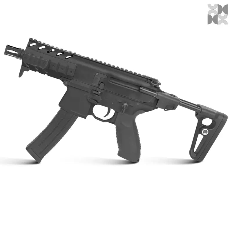 Sig Mpx Gel Blaster Black + Blue Rifle