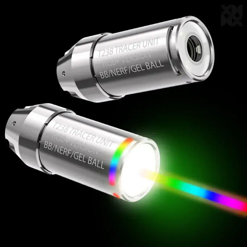 T238 Spitfire Tracer Unit Rgb+ Version For Nerf Darts/Gel Ball Blaster /Airsoft Silver